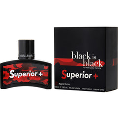 Black Is Black Superior + 3.4oz Men Eau De Toilette