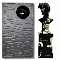 Lattafa His Confession 3.4 oz 100ml Eau de Parfum