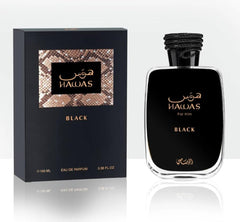 Rasasi Hawas Black for Men 3.38 oz Eau de Parfum Spray