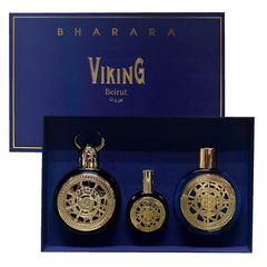 Bharara Viking Beirut Gift Set 3.4 oz Eau de Parfum + Travel EDP + Lotion