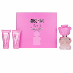 Moschino Toy 2 Bubble Gum 1.7 oz 3pc Body Lotion Shower Gel Womens Gift Set