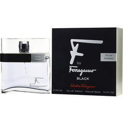 F Black By Ferragamo Pour Homme 3.4 oz Men Eau De Toilette Spray