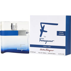 F By Ferragamo Free Time 3.4 oz Men Eau De Toilette Spray